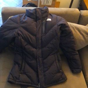 Women’s gently used North Face winter coat